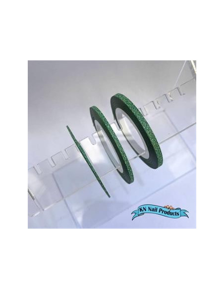 KN- Glitter stripe 1  mm Green 67 c8