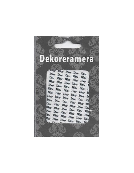 DM- Sticker Dior Silver