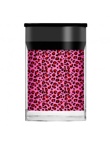 Lecenté- Foil Pink leopard