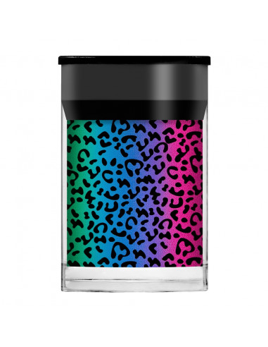 Lecenté- Foil Rainbow leopard