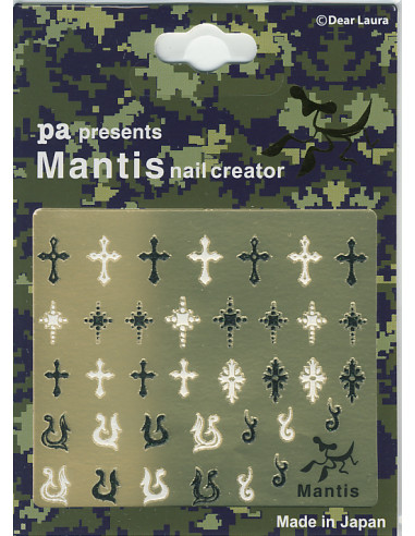 DL- Sticker mantis05 kors tribal