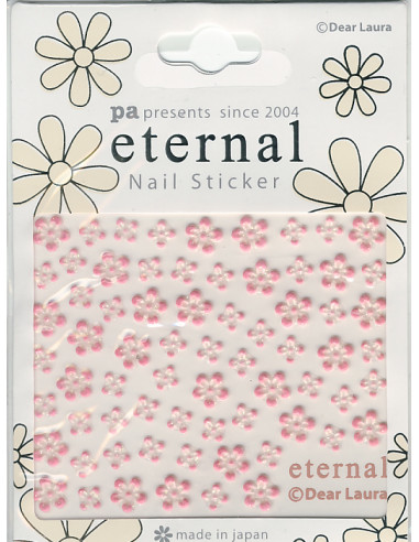 DL- Sticker pa 210 rosa blommor
